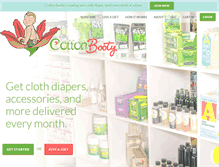 Tablet Screenshot of cottonbooty.com